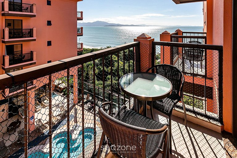 Apartamento com vista para o mar em Jurere JBV306 Seazone