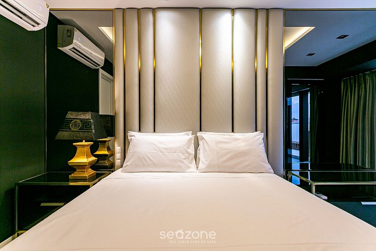 Apto de 2 andares com jacuzzi em Jurerê JRR410