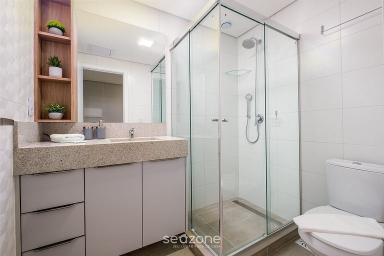 Lindo studio c/ piscina no Campeche OKA233