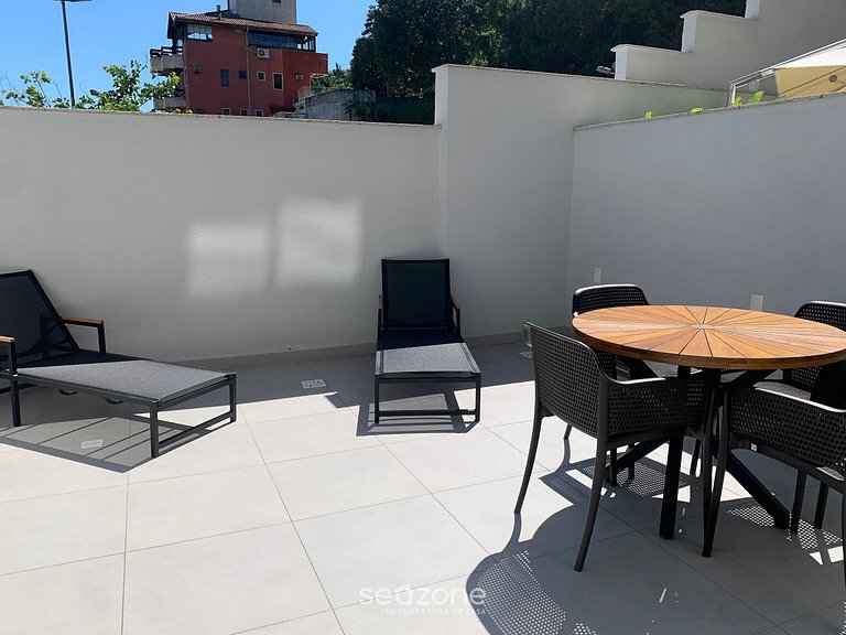 Apt en Cond. con Piscina 230 m de la Playa RTY0107