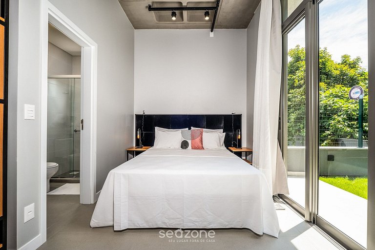 Loft garden moderno 750m da praia de Canas TPS106