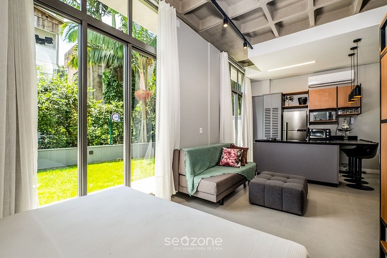 Loft garden moderno 750m da praia de Canas TPS106