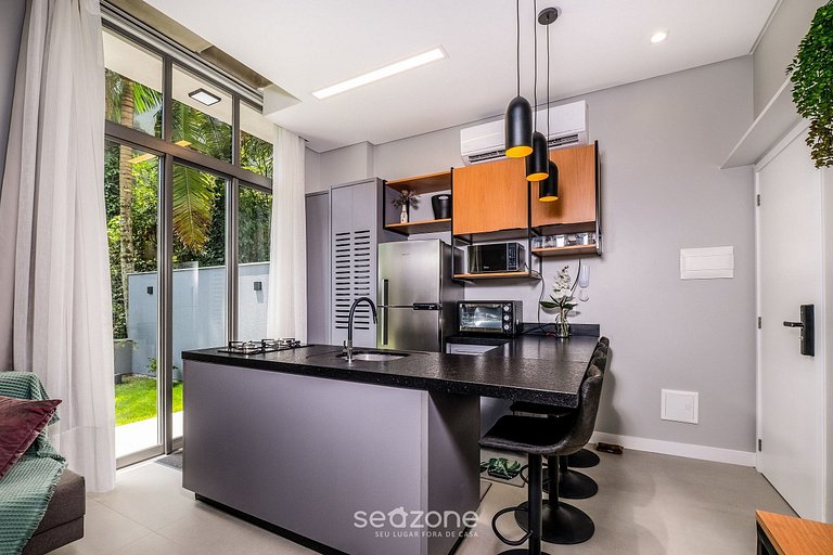 Loft garden moderno 750m da praia de Canas TPS106