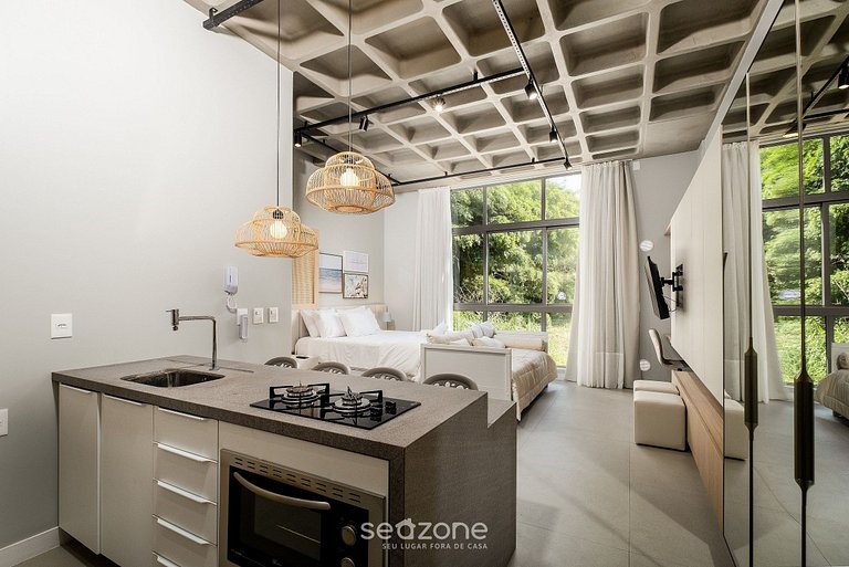 Studio moderno e agradável em Canasvieiras TPS209