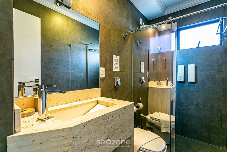 Apartamento en Jurerê espectacular vista mar JBM202 Seazone