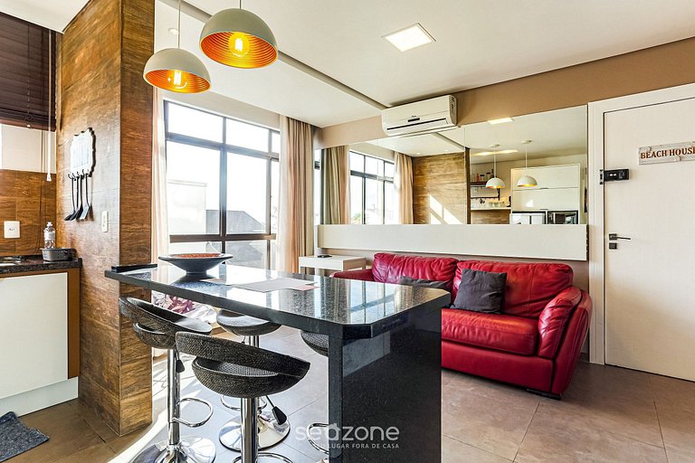 Apartamento em Jurerê espetacular vista mar JBM202 Seazone