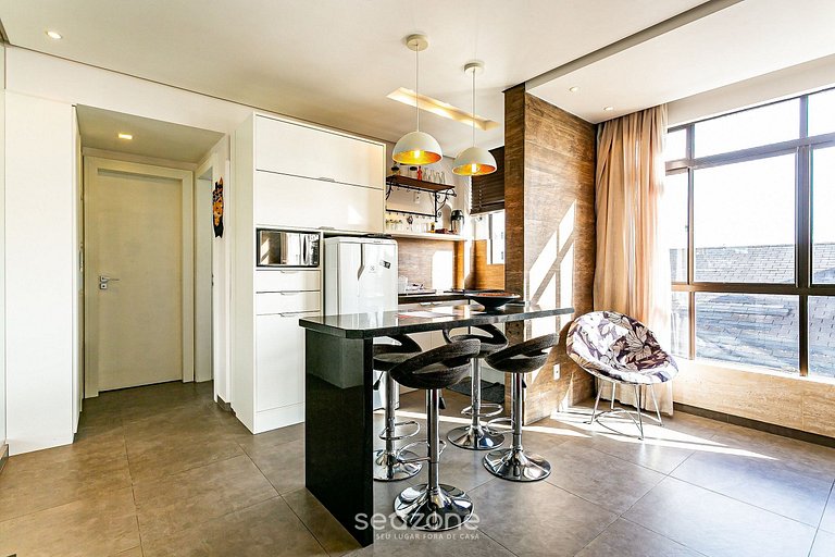 Apartamento em Jurerê espetacular vista mar JBM202 Seazone