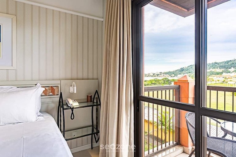 Estudio en Jurerê excelente vista mar resort JBV155 Seazone