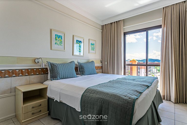 Studio com vista mar em resort na praia JBV433 Seazone