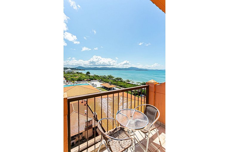 Studio com vista mar em resort na praia JBV433 Seazone