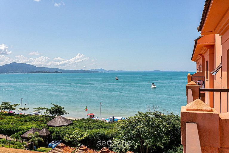 Studio com vista mar em resort na praia JBV433 Seazone