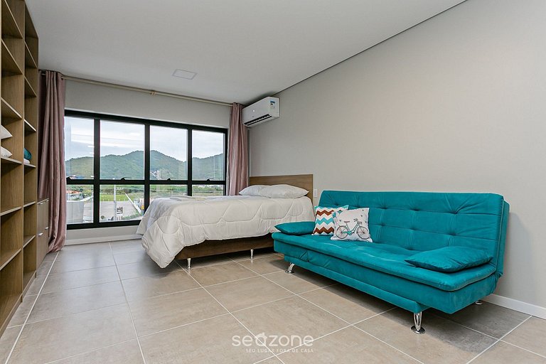 Studio confortável c/piscina no Campeche OKA105