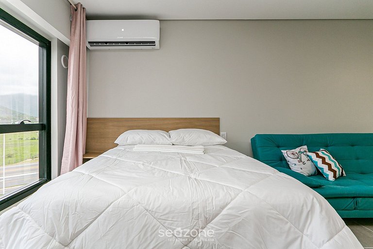 Studio confortável c/piscina no Campeche OKA105
