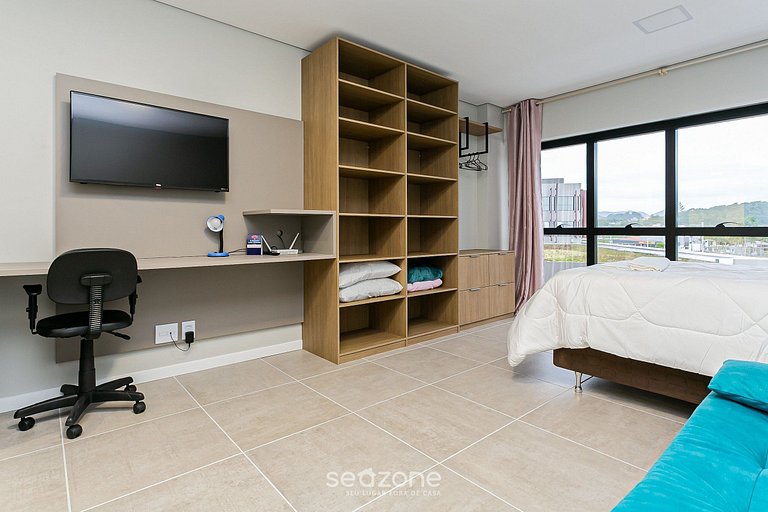Studio confortável c/piscina no Campeche OKA105