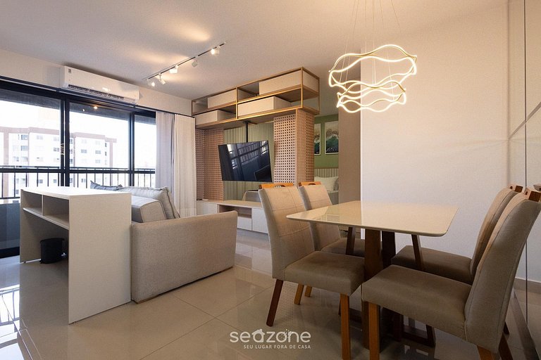 Estudio en cond. c/ piscina y vista RBN2106