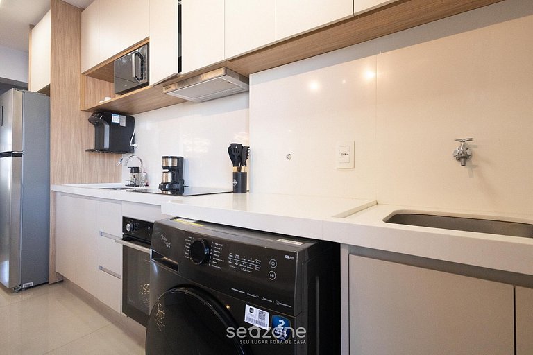 Studio em cond. c/ piscina e vista RBN2106