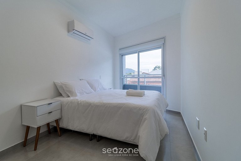 Apto completo c/churrasq a 300m da praia RES201