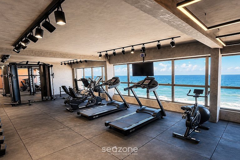 Studio em Cond. c/ Piscina e Vista Mar SCR0316