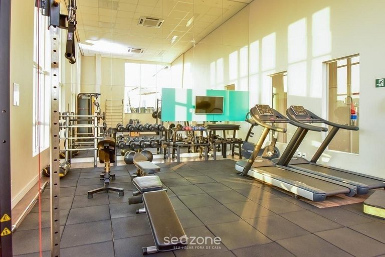 Flat c/ piscina en cond., Setor Bueno - DNAG1701