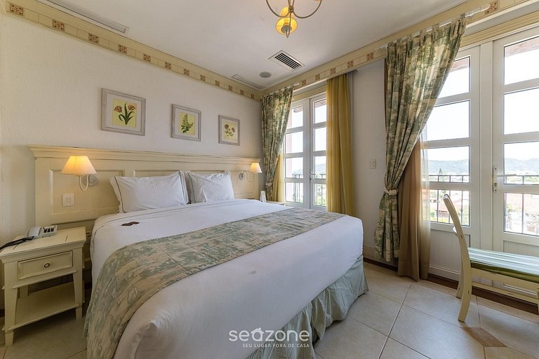 Studio em Jurerê resort com melhor vista mar ILC3413 Seazone