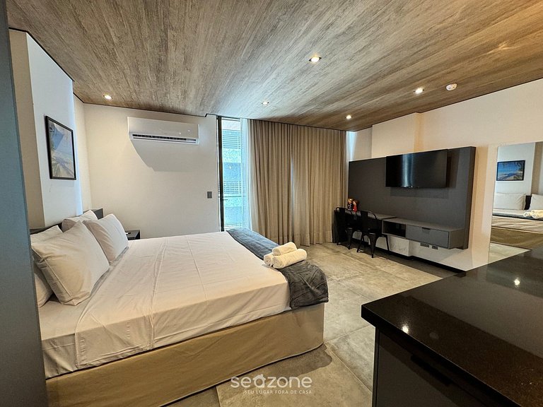 Hermoso estudio con vista lateral al mar NWT0602