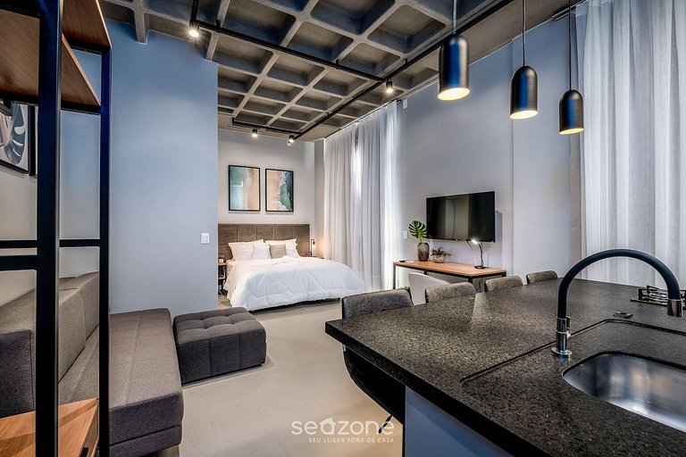 Lindo loft a 750m da praia de Canas TPS212
