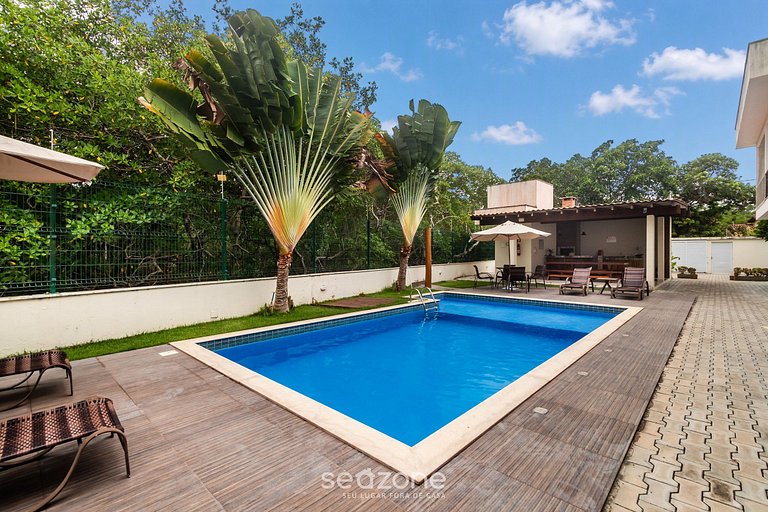 Casa c/ piscina 180m de Playa en Arraial PBR0003