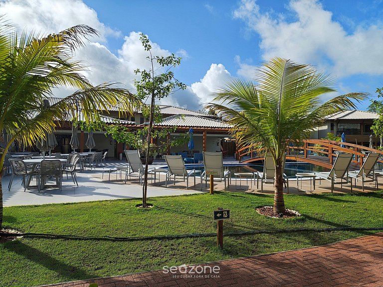 Condominio con Piscina a 450m de la Playa en Itacimirim - VB