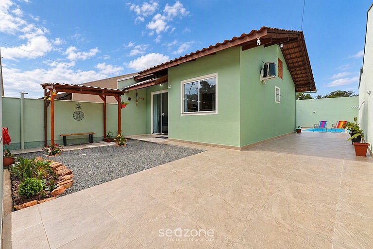 Casa em Cond. c/ Piscina e churrasq. PVZ0485