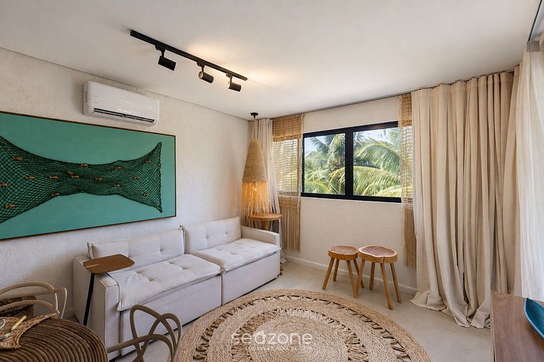 Apto. c/ piscina priv. a 740m de playa CLB0027