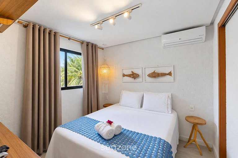 Apto. c/ piscina priv. a 740m de playa CLB0027