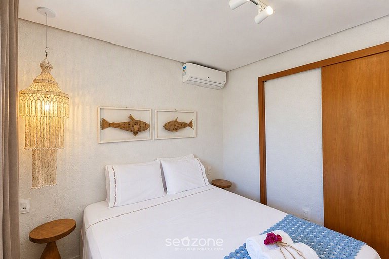 Apto. c/ Piscina Priv. a 740m da Praia CLB0027