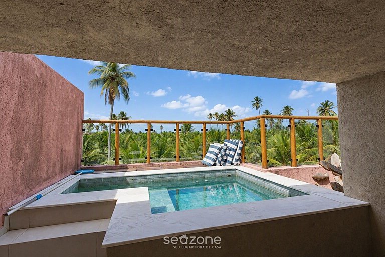 Apto. c/ piscina priv. a 740m de playa CLB0027