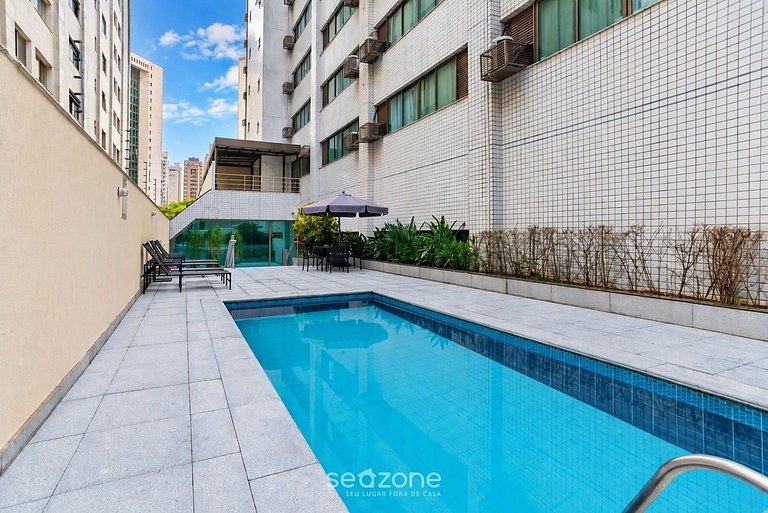 Studio Bem localizado em Cond. c/ Piscina LAH0501