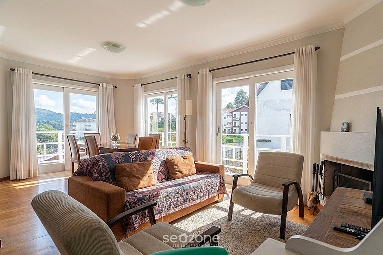 Apto em cond. c/ churrasq. no Capivari LVR0017