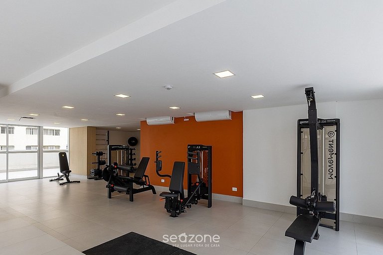 Studio c/ Terraco e Vista Cid. em Cond. MAN1706