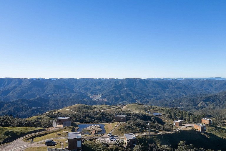Chalé c/ jacuzzi priv. e vista Montanha VST043