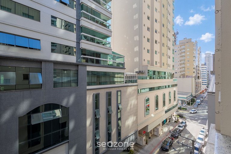 Apto completo 3Q c/ churrasq. 450m do Mar EST0301