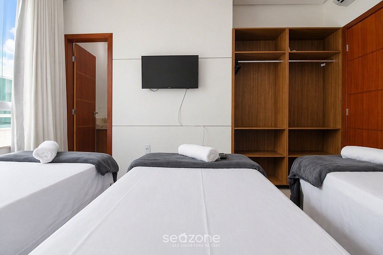 Apto. en Condo. c/ Piscina en Porto Seg. CUE0345