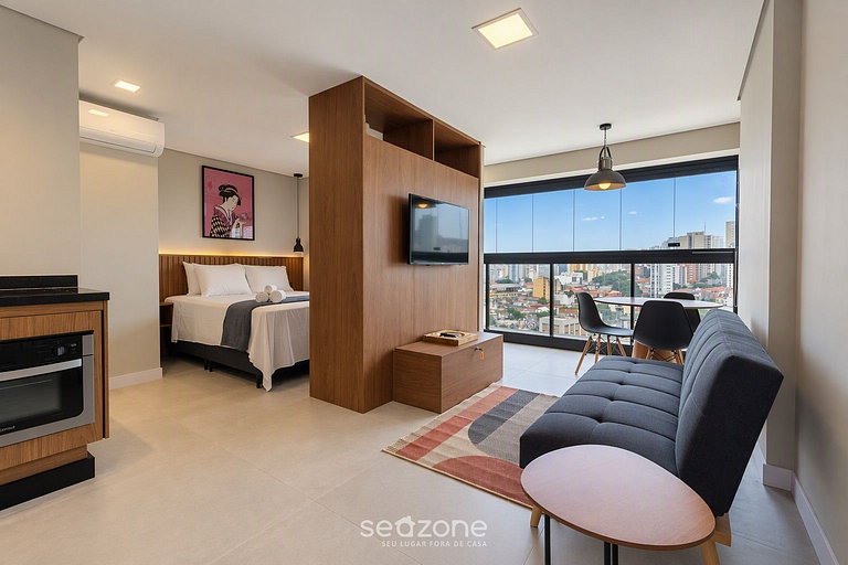 Studio en Condo. c/ Piscina y Vista UPA1805