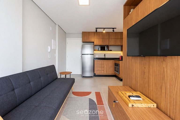 Studio en Condo. c/ Piscina y Vista UPA1805
