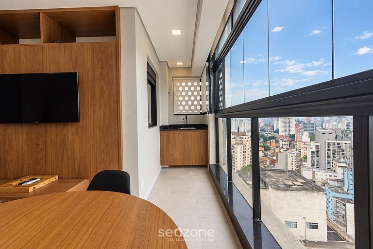 Studio en Condo. c/ Piscina y Vista UPA1805