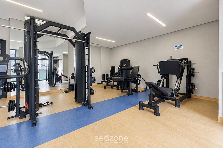 Studio em Cond. c/ Piscina e Vista UPA1805