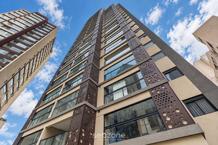 Studio em Cond. c/ Piscina e Vista UPA1805