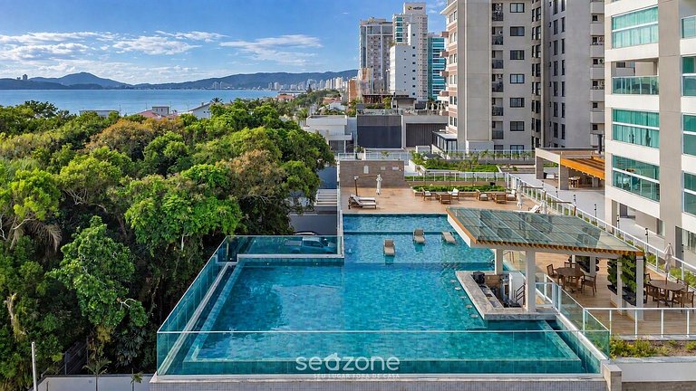 Apt Pé na Areia a 200m da Praia c/ Piscina PTC0704