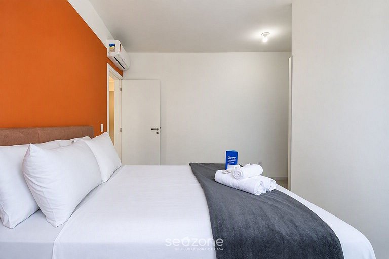 Apto. en Condo. c/ Piscina a 230m del Mar SDP0302