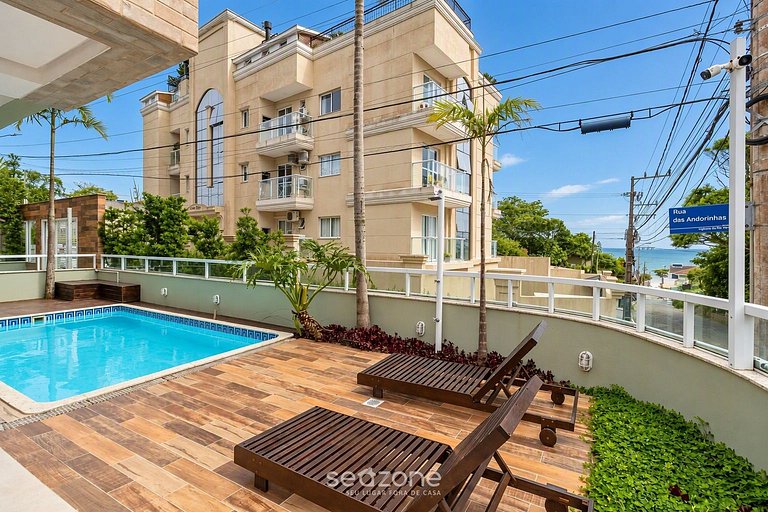 Apto. en Condo. c/ Piscina a 230m del Mar SDP0302
