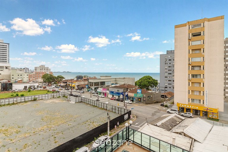Apto vista mar cond. c/ churrasq. RTS0503