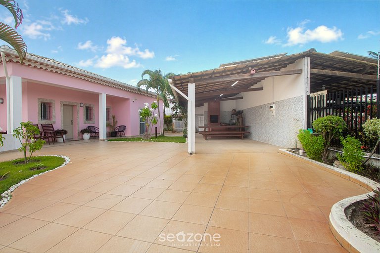 Casa c/ piscina 350m Praia de Taperapuan RUD0047