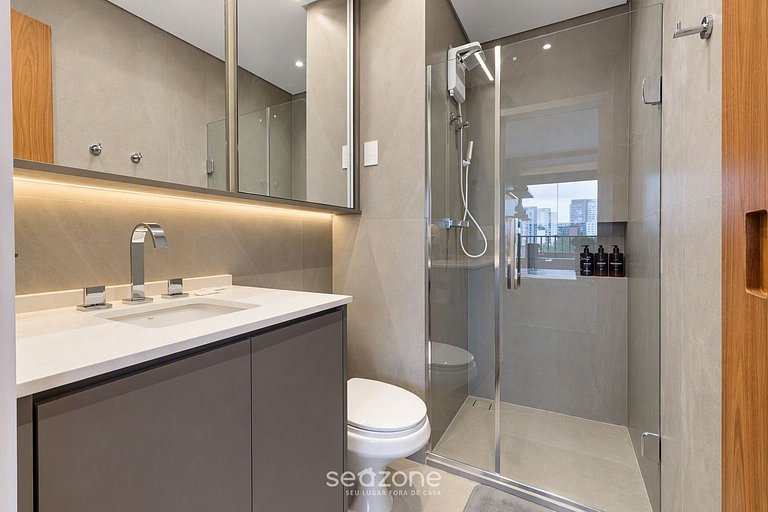 Studio Bem localizado em Cond. c/ Piscina GOP0092